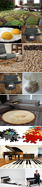 [创意地毯] 家居装饰中地毯也是不可或缺的一个重要的角色，