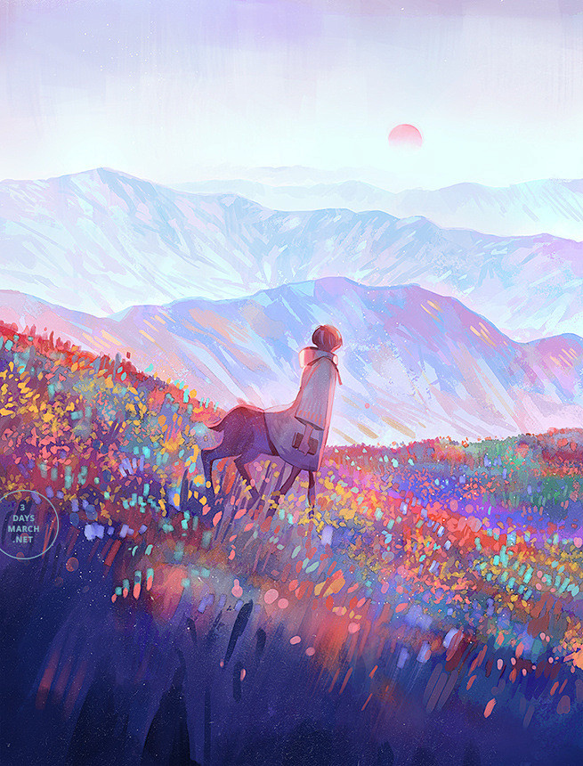每日插画推荐超话插画师loika的一组...