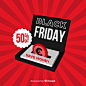 Black friday sales background template