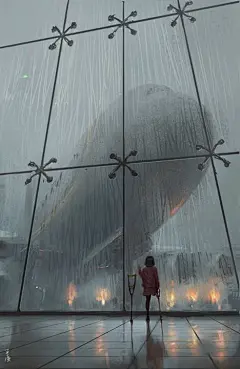 CG游戏原画科幻魔幻场景概念设定图集丨宇宙外星飞船/动画漫画电影CG概念手绘创作
