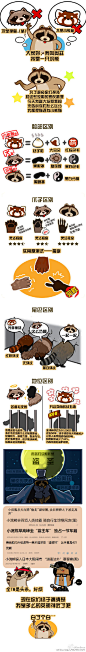 【科普】一张图告诉你浣熊、狸猫、小熊猫的区别