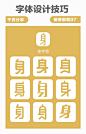 轻松搞定字体设计。本期更新了10个偏旁部首的设计方法，让你快 - 抖音