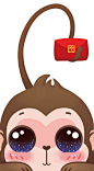 猴子-插画 #壁纸#