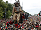 The Final Appearance of the Giant Puppets of Royal de Luxe : Images of the giants in Royal de Luxe performances over the years, from England, Mexico, Germany, Chile, and France