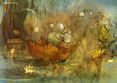 Polina Yakovleva 如梦般的童话世界 莫斯科 童话 温馨 水粉 水彩 商业插画 可爱 儿童插画 书籍插画 书插 