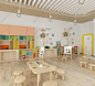 现代幼儿园美术教室3D模型下载【ID:570202837】