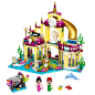 乐高积木拼插玩具迪士尼公主女孩系列 爱丽儿公主的海底宫殿41063-tmall.com天猫