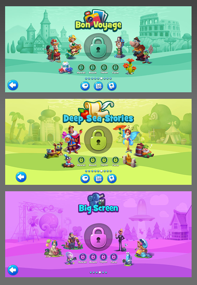 Game UI, Playrix Gam...