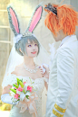 萌系少女COS《疯狂动物城》婚纱版同人造型