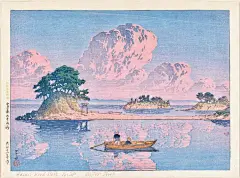 日本版画大师川濑巴水 (Kawase Hasui)(1883-1957) 作品一组。 ​​​​川濑巴水是一位多产并很有影响的艺术家。他生活在明治维新后的日本，由于西风东进日本传统版画“浮世绘”濒临灭绝，当时日本的一些艺术家和出版商却没有处于失语的状态，能够接受欧美的艺术观念，在继承日本传统版画基础上，创造了 ​​​​...展开全文c