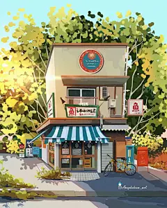 温馨街边小屋12~