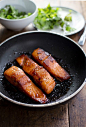 This caramelized salmon is simple, healthy and completely gorgeous. Just five ingredients and 20 minutes get that browned caramelized crust on the salmon. #healthy #glutenfree #recipe #seafoodrecipe #dinnerrecipe | pinchofyum.com