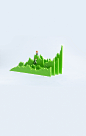 3D printed infographics on Behance