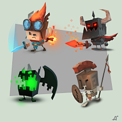 sheep-by-sheep采集到Q版