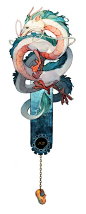 THIS IS A PREORDER. ITEM WILL BE SEND ONLY STARTING FROM THE BEGINING OF OCTOBER.  An original Bookmarks featuring "Haku" from Spirited away ©Studio Ghibli.  The picture is printed on an irised golden paper, with a true metalic chain. Cut and as
