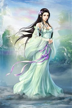 唯美古装美女手绘人物精选手机壁纸图片