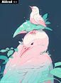 AI 绘画探索！9 组《鸟的使者》插画激发你的无限创意！