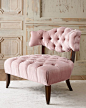 美式沙发单人粉色