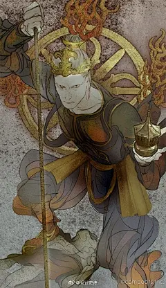 佛教题材插画艺术
日本大阪插画家  コミティア（Ayu Nakata） ​​​​