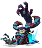 Griselma | Gigantic Heroes : Griselma is here one moment, gone the next...but beasts and traps remain in her wake.