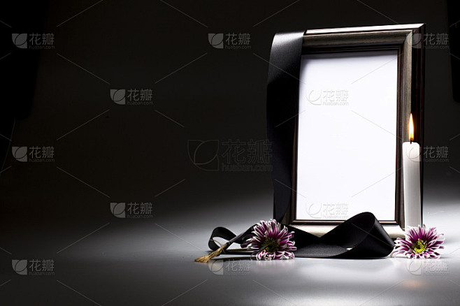 悼念卡的空白悼念框