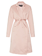 Self-tie waist duchess-satin coat | Rochas | MATCHESFASHION.COM UK