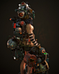 Lady Zhiva Void Girl, SANGHYUN KIM : I've made an adaptation of BHEAD's Figure "LADY ZHIVA VOID GIRL."