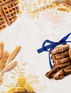 美食清新餐厅PSD分层背景_新图网 https://ixintu.com 甜品店 清新 美食 餐厅 饼干 商场 海报 桃酥 PSD分层 促销 优惠 新品上市