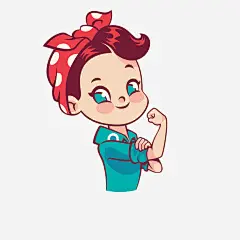 强壮的小女孩图宝宝 https://bao16.com 美漫 美式漫画 涂鸦 街头涂鸦 暗黑系 嘻哈 潮流 潮牌 卡通 Q版 插画