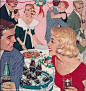 Ad- Coke Holiday party 1958 | "Coke Holiday Party There'll b… | Flickr