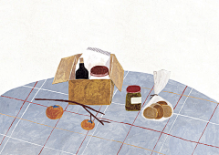 AK阿克采集到插画-场景/小物件