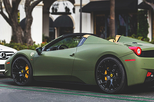 458 Spyder in matte ...