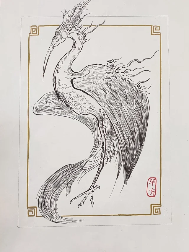 山海经丨毕方-花瓣网