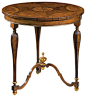 English Style Inlaid Table traditional-side-tables-and-end-tables