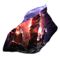 有机矿物质通透炫彩宝石水晶玉石PNG免抠图_6