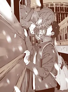 二次元，动漫，美少年，火车上的吻别，壁纸
上传者：泽荷