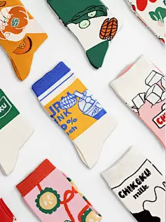 chikoku袜子女男士秋冬季新款堆堆袜情侣中长筒街头运动时尚潮袜-tmall.com天猫