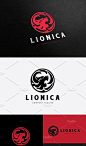 狮子LOGO模板 Lion Logo