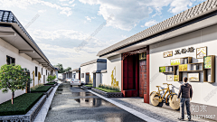 AnnaJan采集到田园-乡镇街道
