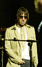 British musician Liam Gallagher of 'Oasis' performs on stage at the charity concert in aid of Teenage Cancer Trust at the Royal Albert Hall on March...