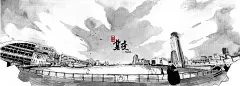 【設計大人物】Nuomi 的插畫旅行地圖---雨都基隆 : 基隆，一個位於台灣北部的港口城市，因氣候多雨又稱之為「雨都」。基隆的古名為「雞籠」，其起源說法有幾種版本；第一種說法是來自「基隆山」而得名，還有一種說法是起因和平島的形狀像「雞籠」而稱之。不過，最為可靠的說法是來自原住民凱達格蘭族(ketagalan)名稱取頭尾的「ke」與「lan」而成（形成雞籠的台語）。後再於清光緒年間，鑑於國際貿易發展以及地方管理之需要，將「雞籠」改名為「基隆」，成為正式設治之始。|86331|旅遊景點,平面繪畫,旅行地圖,