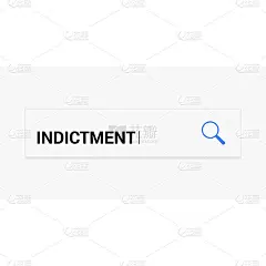 法律概念:放大镜与文字起诉书