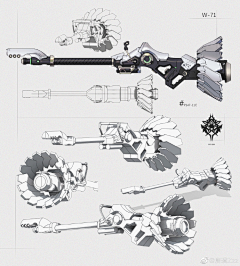 D011采集到武器