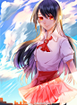 #动漫#二次元美少女#「绘：遊猫」