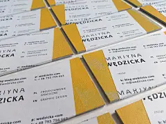 Martyna W?dzicka 设计室 2013年身份名片设计-古田路9号