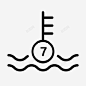 获取当天或未来7天预测的可航水深 标志 UI图标 设计图片 免费下载 页面网页 平面电商 创意素材