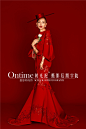 中国红 婚纱照