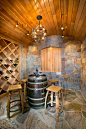 contemporary wine cellar by New Mood Design LLC