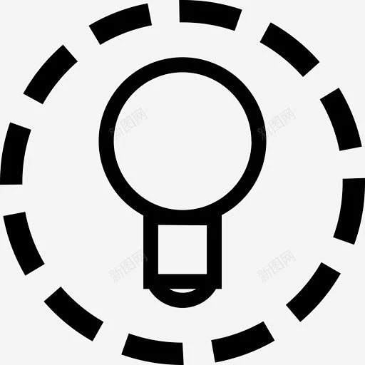 按钮圆圈虚线图标 UI图标 设计图片 免费下载 页面网页 平面电商 创意素材-花瓣网
