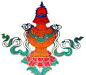 宝瓶为佛陀的喉咙，藏语称“翁巴”，又称为不朽的花瓶。藏传佛教寺院中的瓶内装净水和宝石，瓶中插有孔雀翎或如意树。即象征着吉祥如意、清净和财运，又象征着俱宝无漏、福智圆满、永生不死。宝瓶也是密宗修法灌顶时的法器之一。
